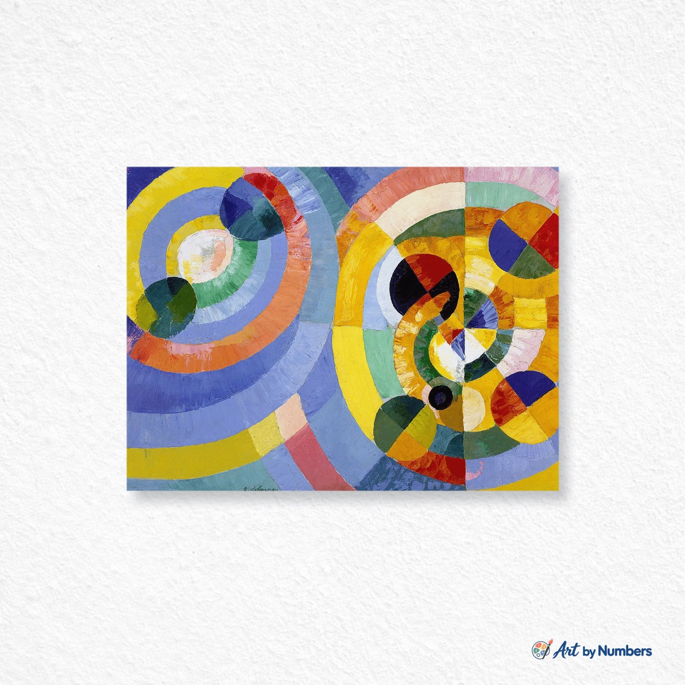 Circular Forms - Robert Delaunay - Paint by Numbers · image 1