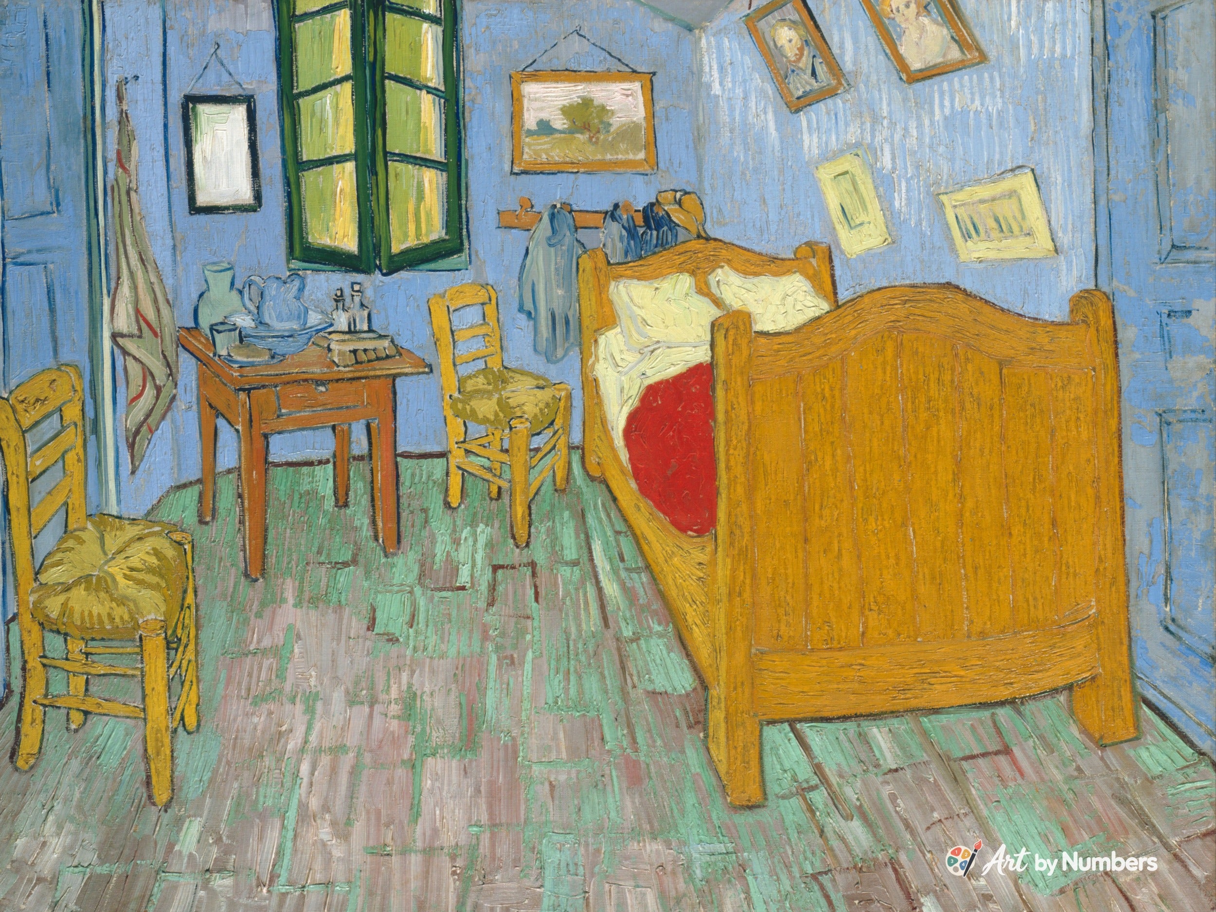 The Bedroom - Vincent van Gogh - Paint by Numbers · image 2