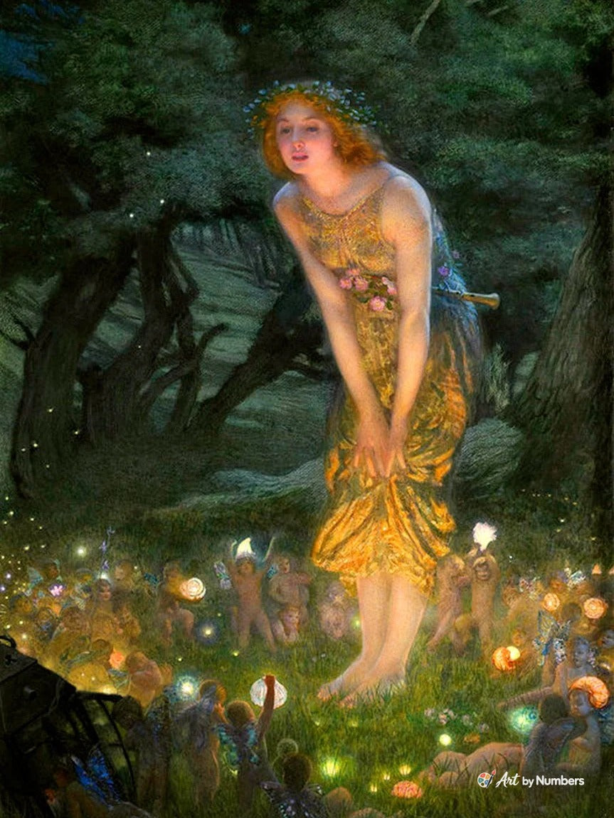 Midsummer Eve - Edward Robert Hughes - Paint by Numbers · image 2