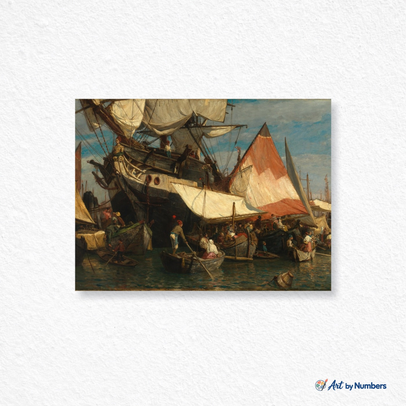 Regatta in Venedig - Gustav Schönleber - Paint by Numbers · image 1