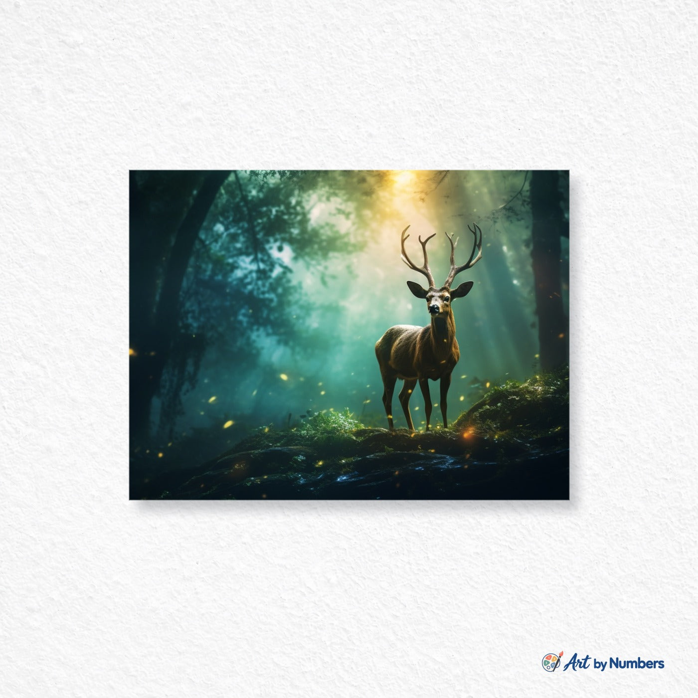 Stag in the Enchanted Forest - Paint by Numbers · image 1