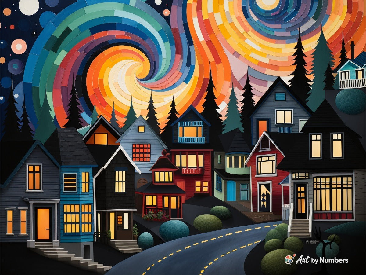 Vibrant Village - Paint by Numbers · image 2