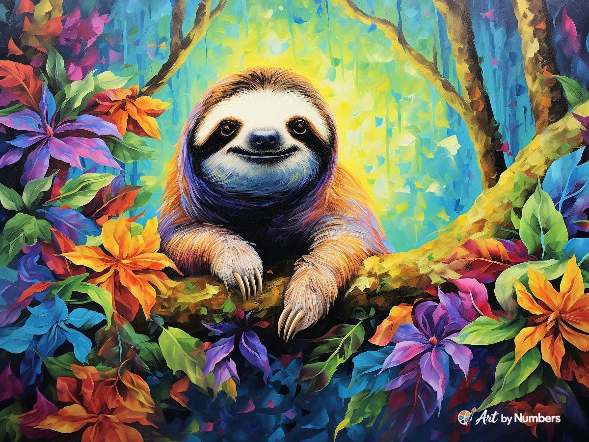 Sloth - Paint by Numbers · image 2