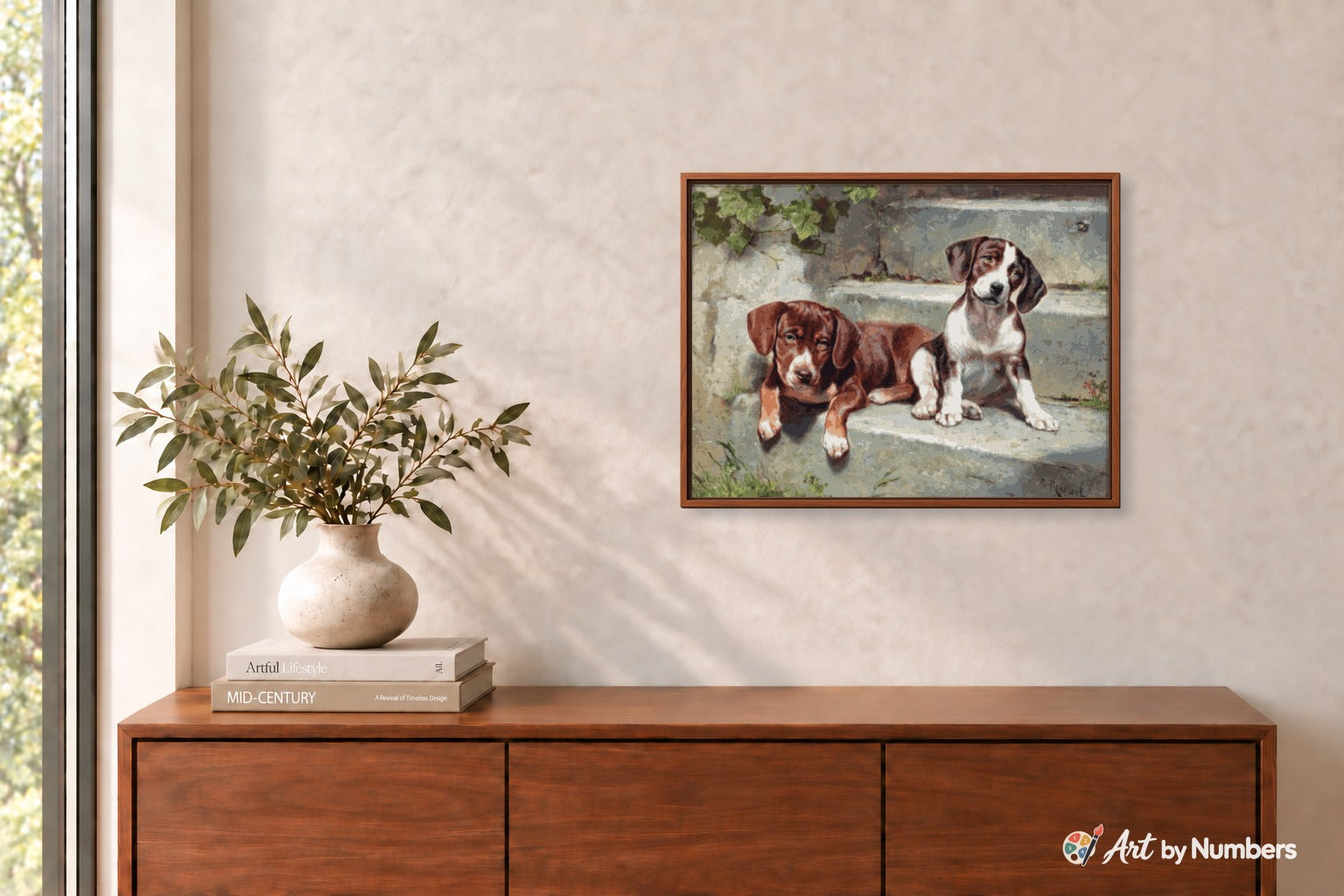 Dogs Puppies - Carl Reichert - Paint by Numbers · image 3