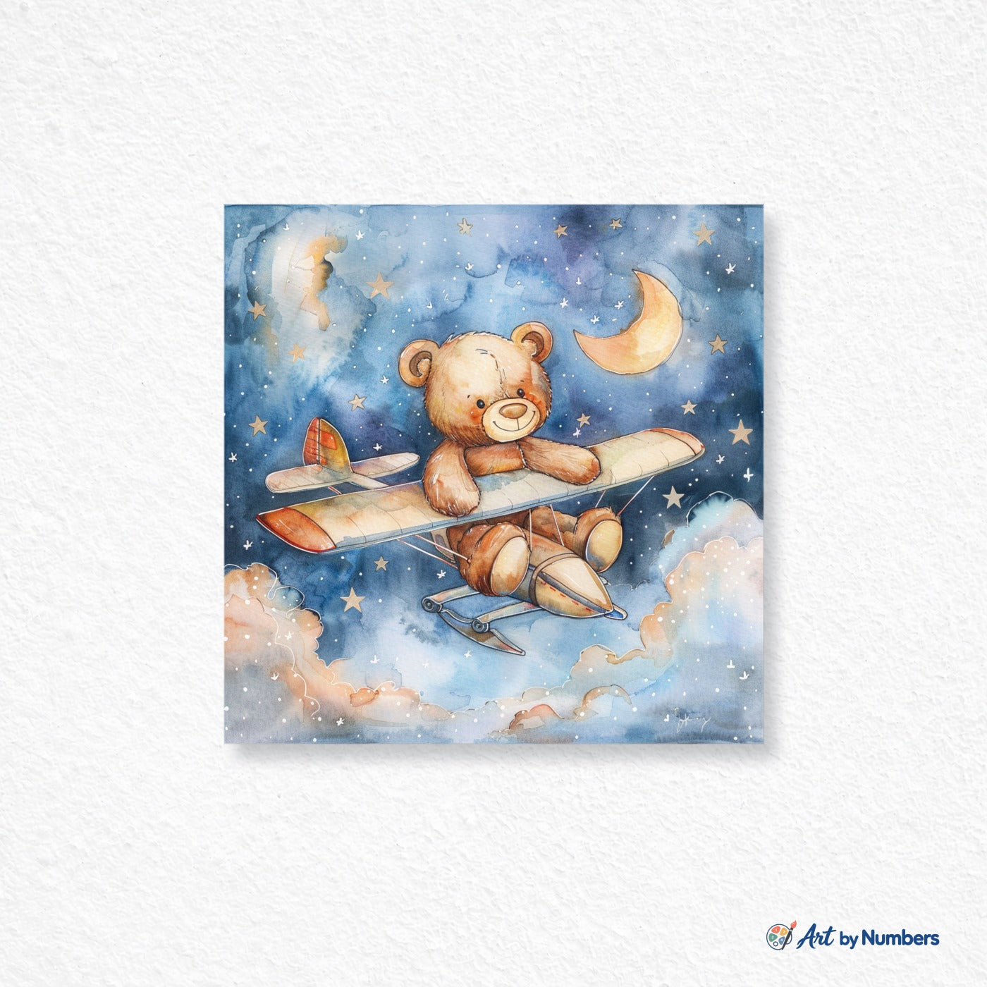 Teddy Bear in the Sky - Paint by Numbers · image 1
