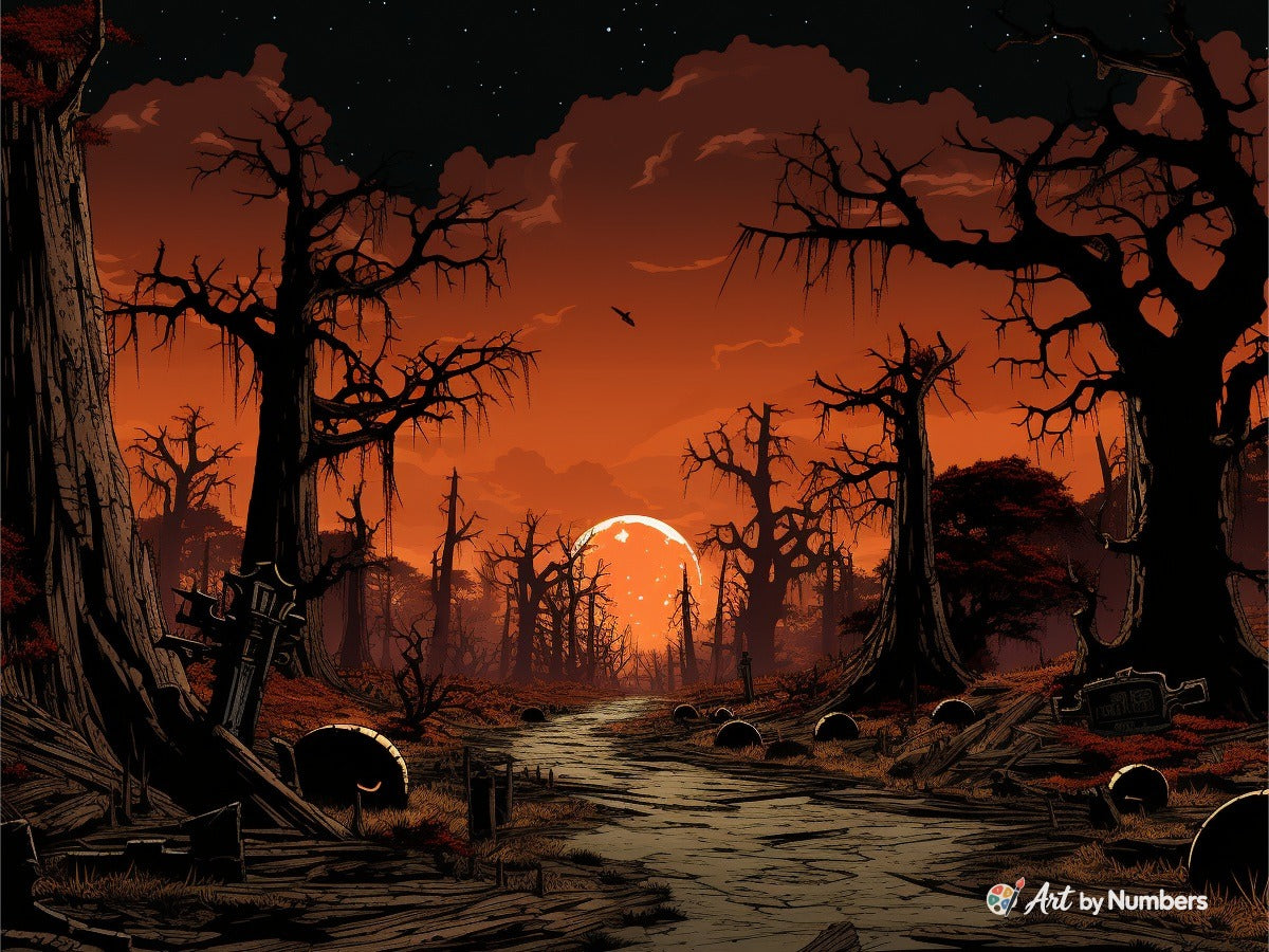 Haunted Forest - Paint by Numbers · image 2