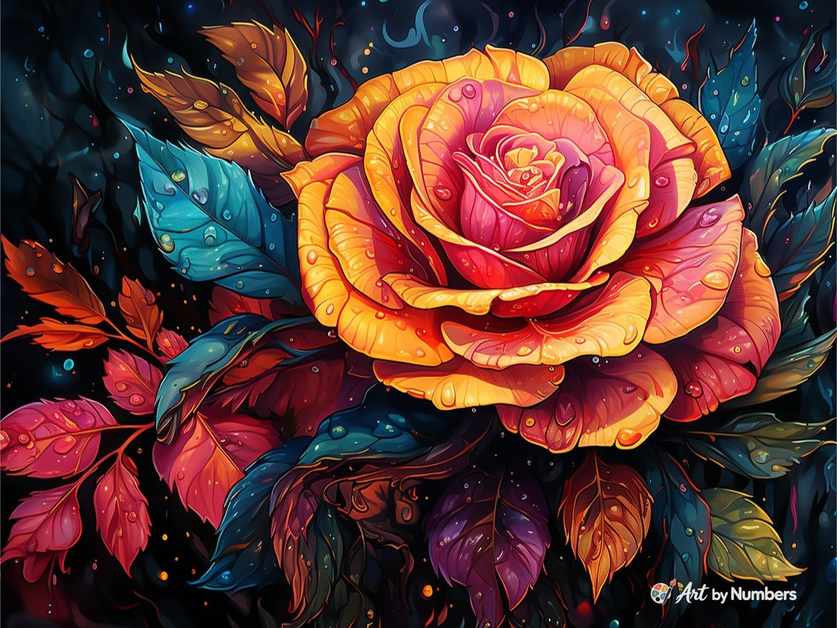 Vibrant Rose - Paint by Numbers · image 2