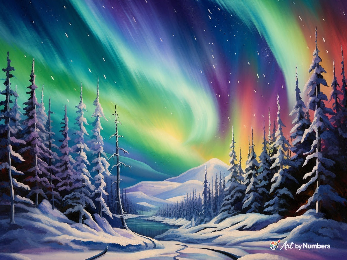 Northern Lights - Paint by Numbers · image 2