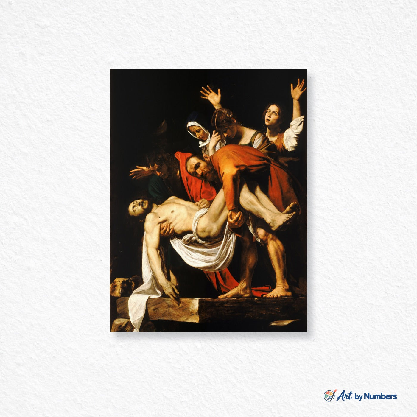 The Entombment of Christ - Caravaggio - Paint by Numbers · image 1