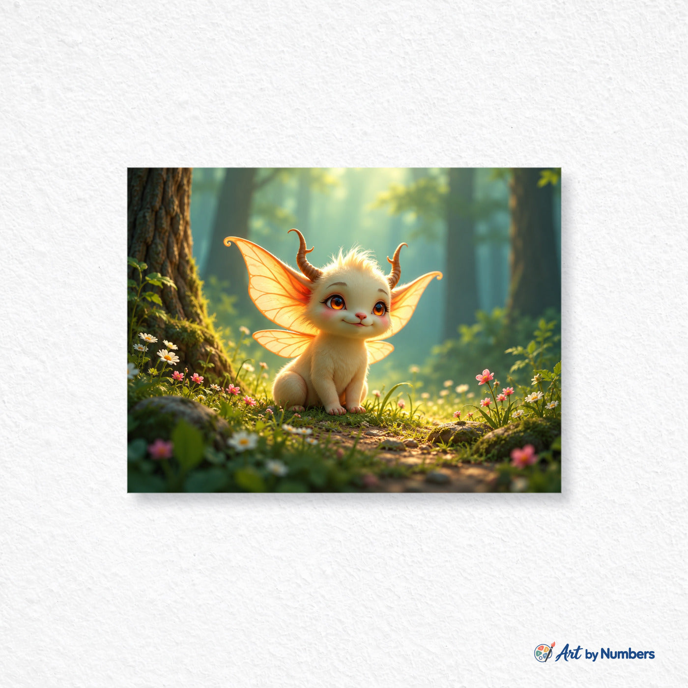 Cute Creature in Enchanted Forest - Paint by Numbers · image 1