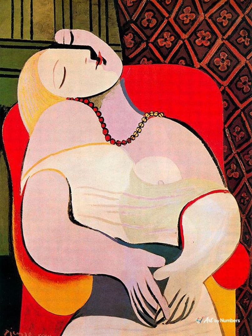 A Dream - Pablo Picasso - Paint by Numbers · image 2