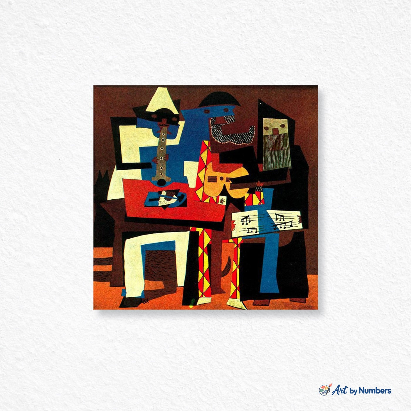 Three Musicians - Pablo Picasso - Paint by Numbers · image 1