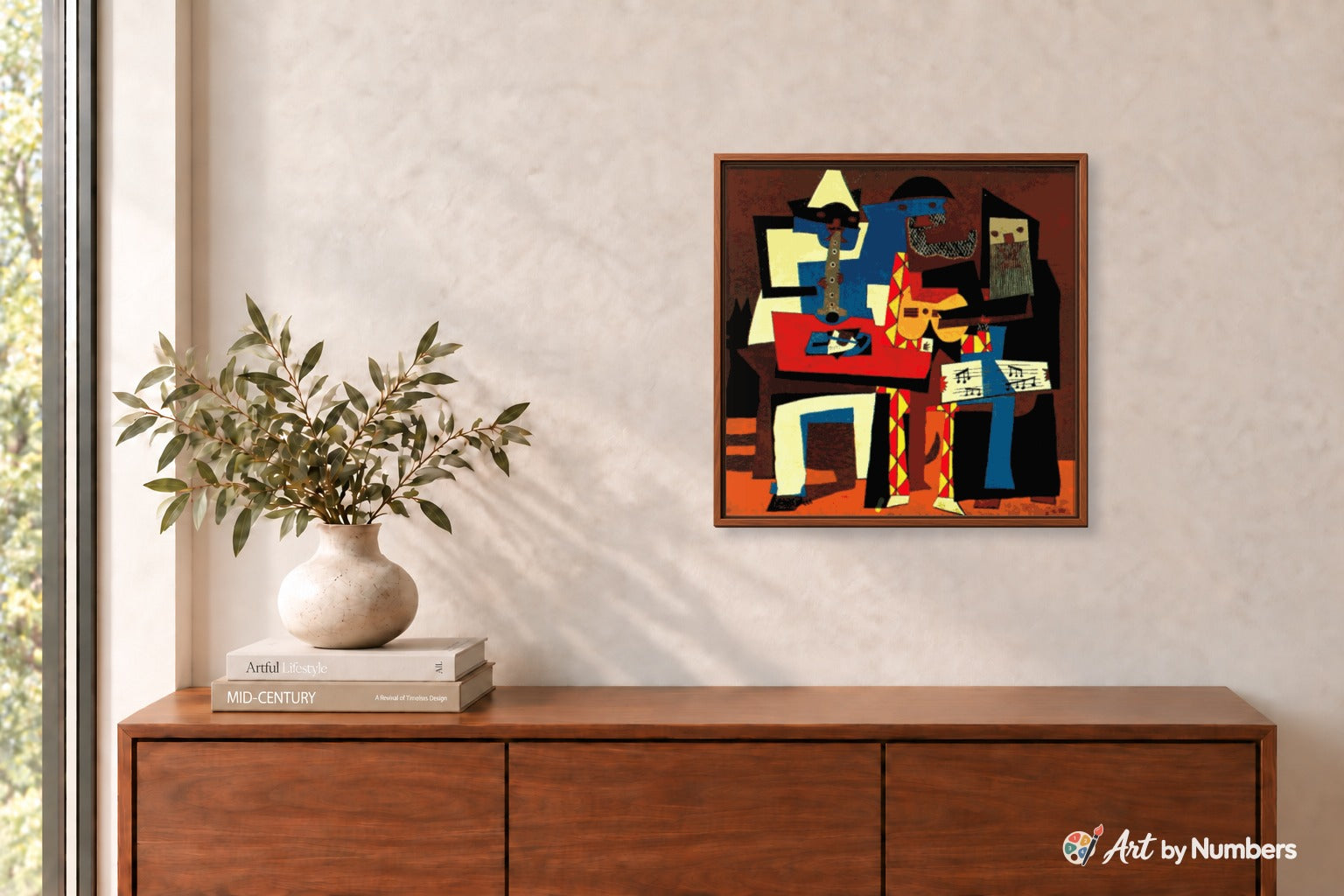 Three Musicians - Pablo Picasso - Paint by Numbers · image 3