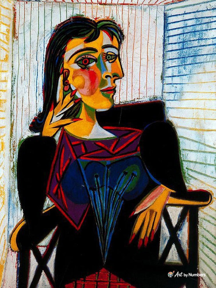 Portrait of Dora Maar - Pablo Picasso - Paint by Numbers · image 2