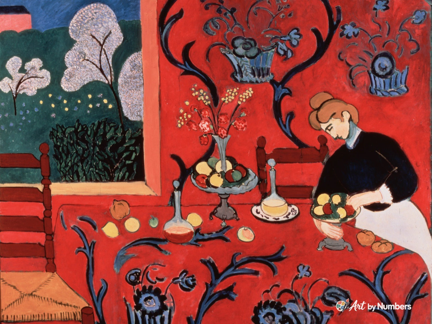Harmony in Red - Henri Matisse - Paint by Numbers · image 2